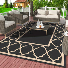 Anti Slip Indoor/Outdoor Area Rug Low Pile Easy Maintenance