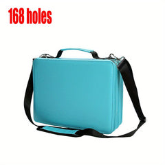 168 Holes Marker Storage Pen Pouch Large Capacity Art Organizer Bag