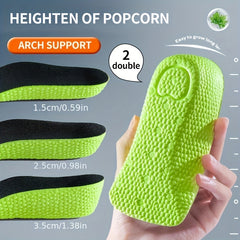 Height Increase Insoles Arch Support Orthopedic Memory Foam Shoe Pads