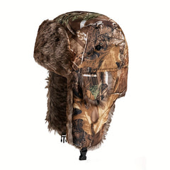 Camouflage Trooper Hat with Ear Protection Ski Hat Warm and Coldproof Hat