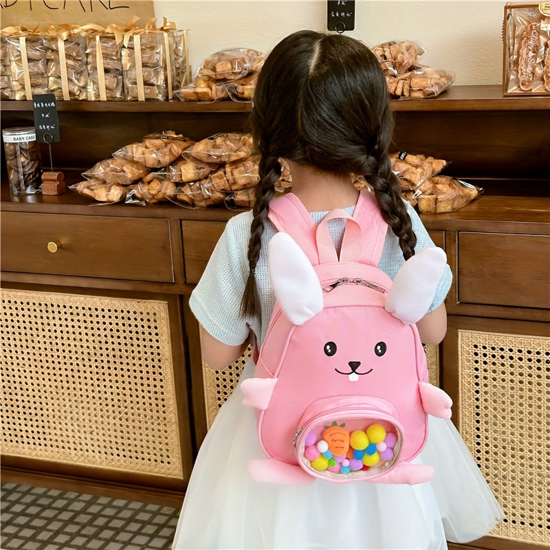 Kids' Cartoon Rabbit School Bag Lightweight Backpack