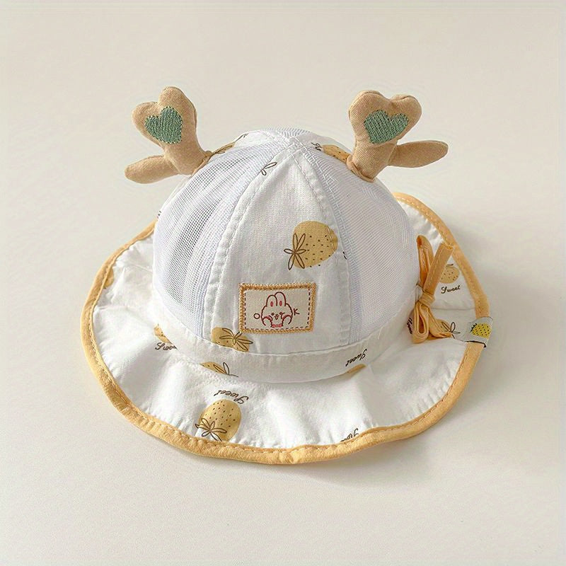 Summer Mesh Baby Bucket Hat Hand Wash