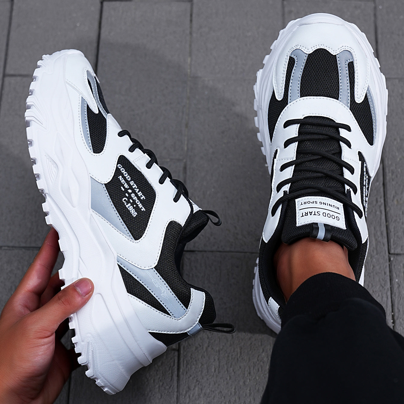 Men's Chunky Sneakers For Jogging Gym