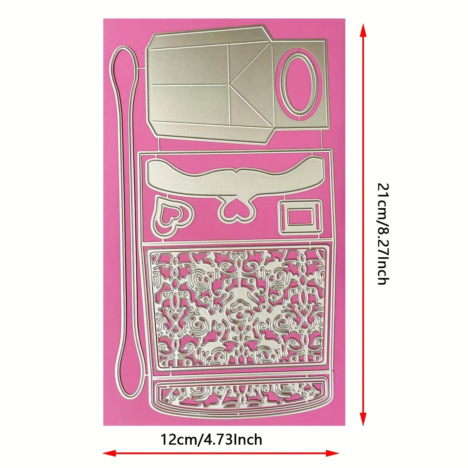 1pc Handbag Metal Cutting Dies Lady Bag Purses Craft Christmas Embossing Stencil