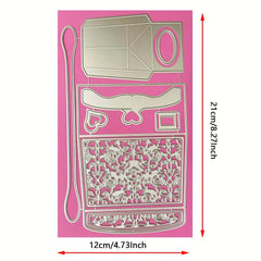 1pc Handbag Metal Cutting Dies Lady Bag Purses Craft Christmas Embossing Stencil