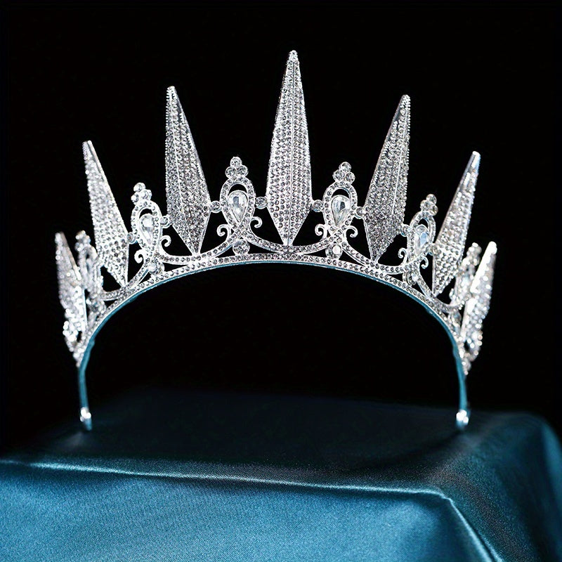Bridal Rhinestone Crown Head Jewelry Wedding Alloy Headband