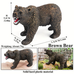 Realistic Jumbo Wild Zoo Animals Figurines Plastic African Jungle Animals Toy