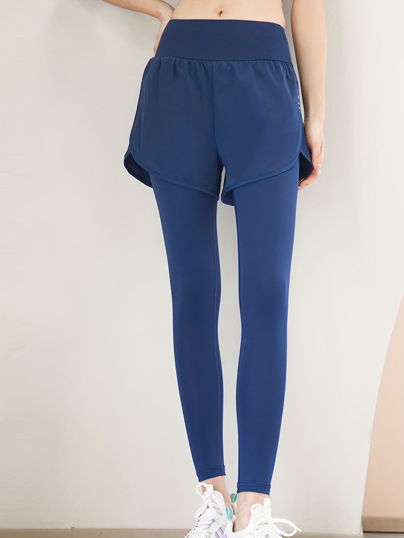 High Waist Yoga Leggings With Pocket High Stretch Workout Slimming Yoga Pants