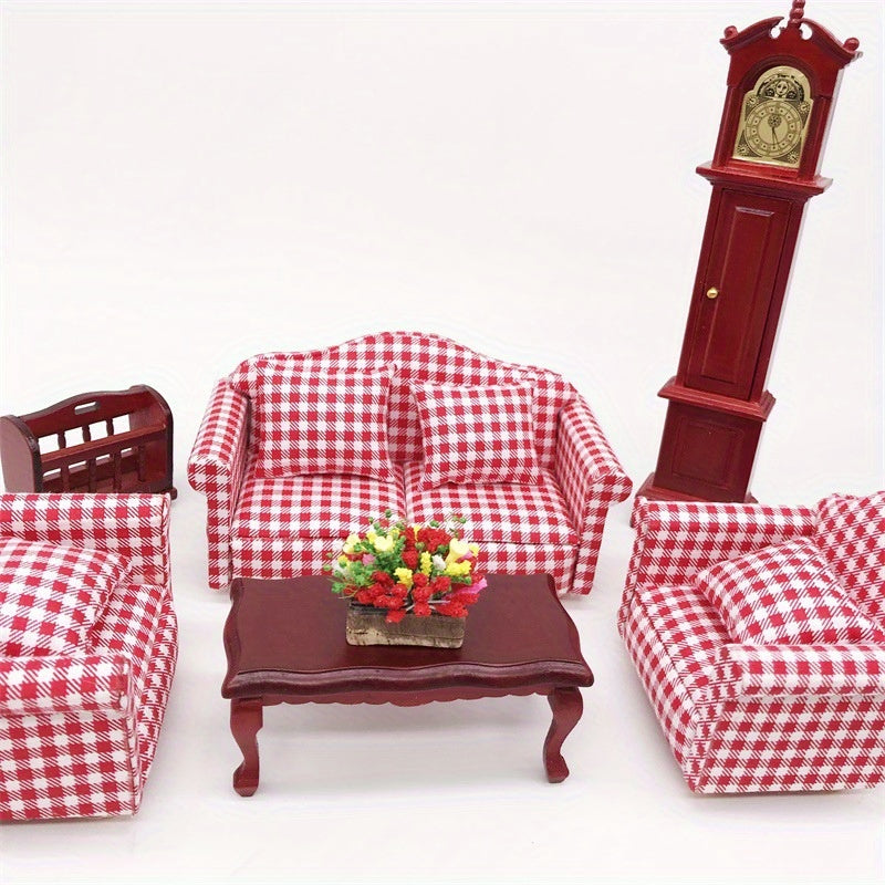 12 Dollhouse Garden Scene Set Mini Potted Plants Micro Landscape Decoration DIY