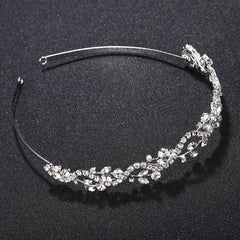 Rhinestone Crown Headband Baroque Bridal Wedding Hair Accessory