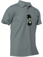 Men's Vintage Lapel Button Up Shirt Casual Stretch for Summer