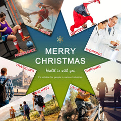 6 Pairs Christmas Compression Socks - 20-30mmHg Support - Men & Women