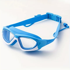 Swimming Goggles With Earplugs for Adults & Kids