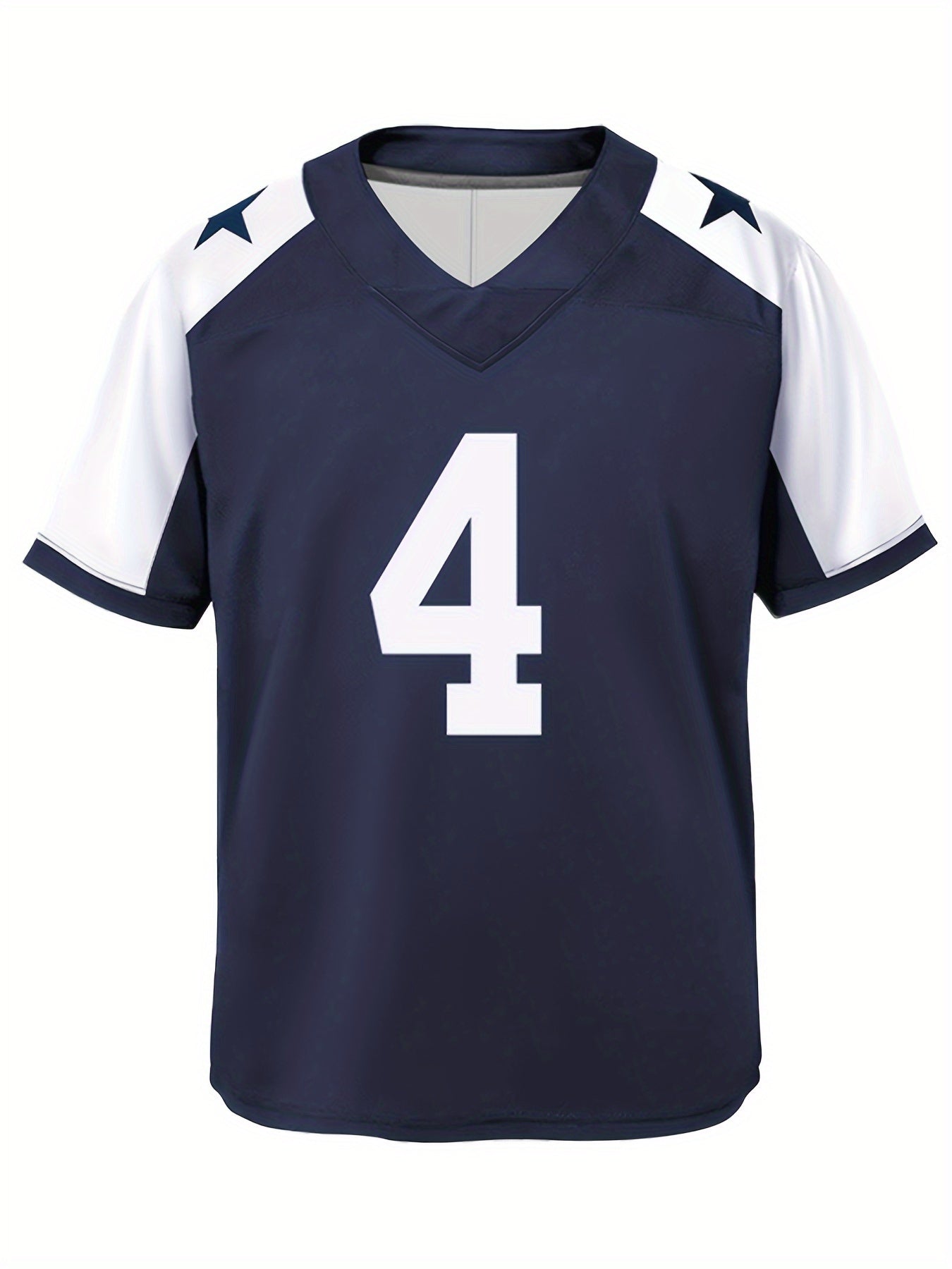 Boys Breathable Rugby Jersey Short Sleeves Football Shirt