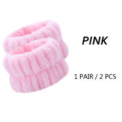 Solid Plush Wrist Band 2pcs for Girls