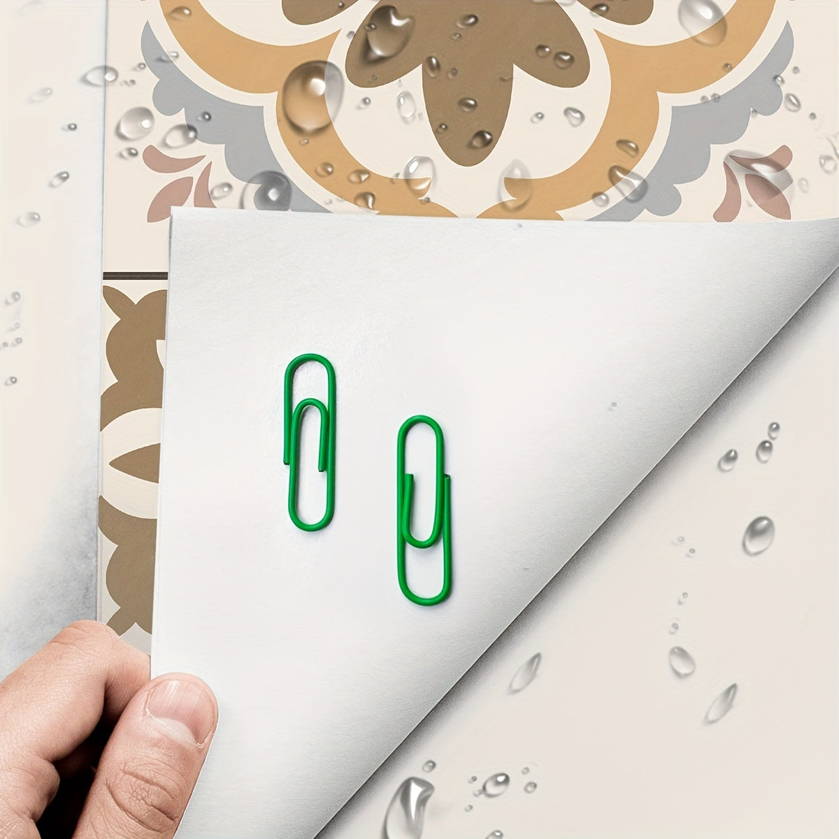 Bohemian Style Pattern Staircase Sticker Self-adhesive Waterproof
