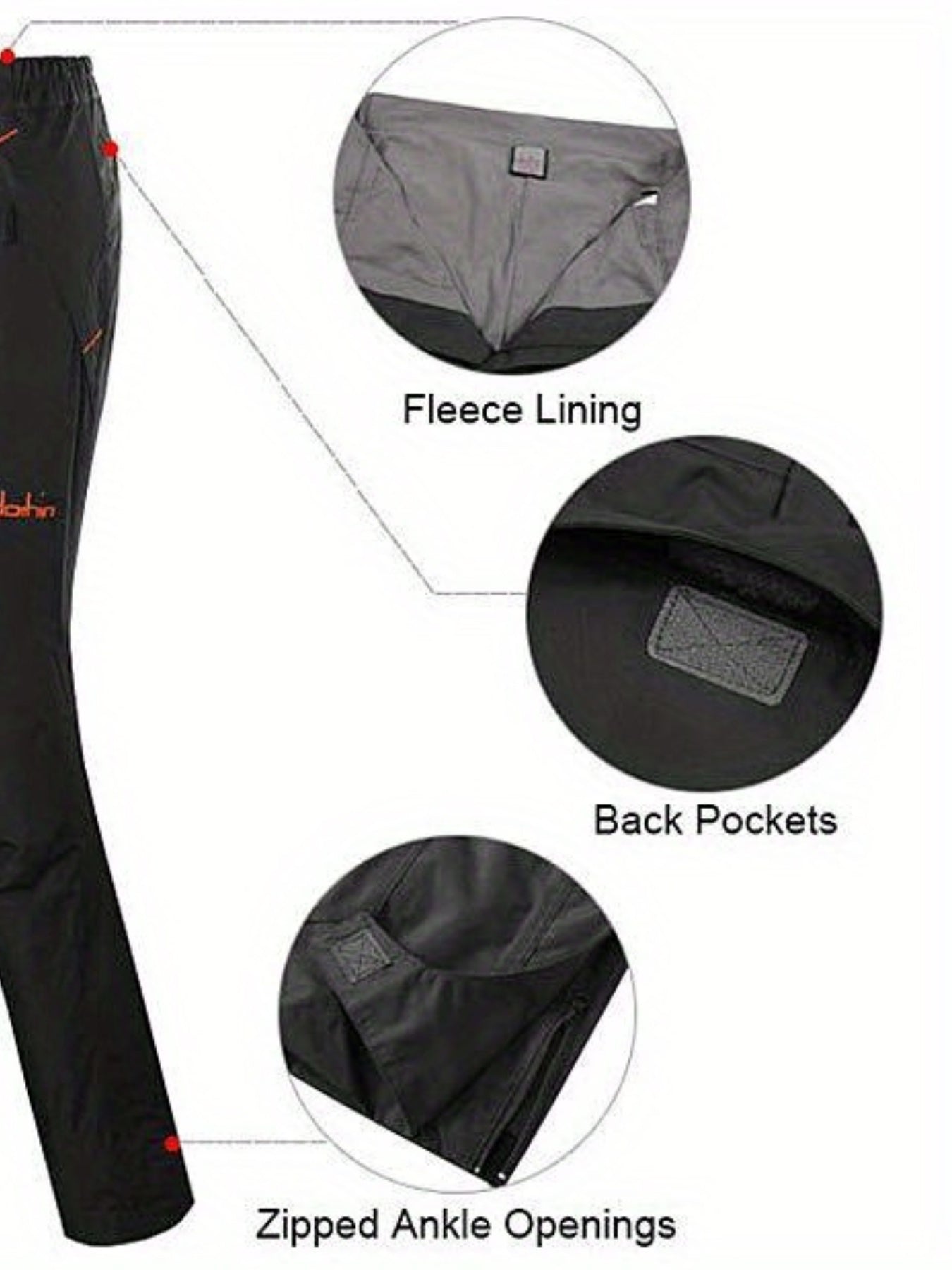 Men's Waterproof Ski Pants for Outdoor Activities