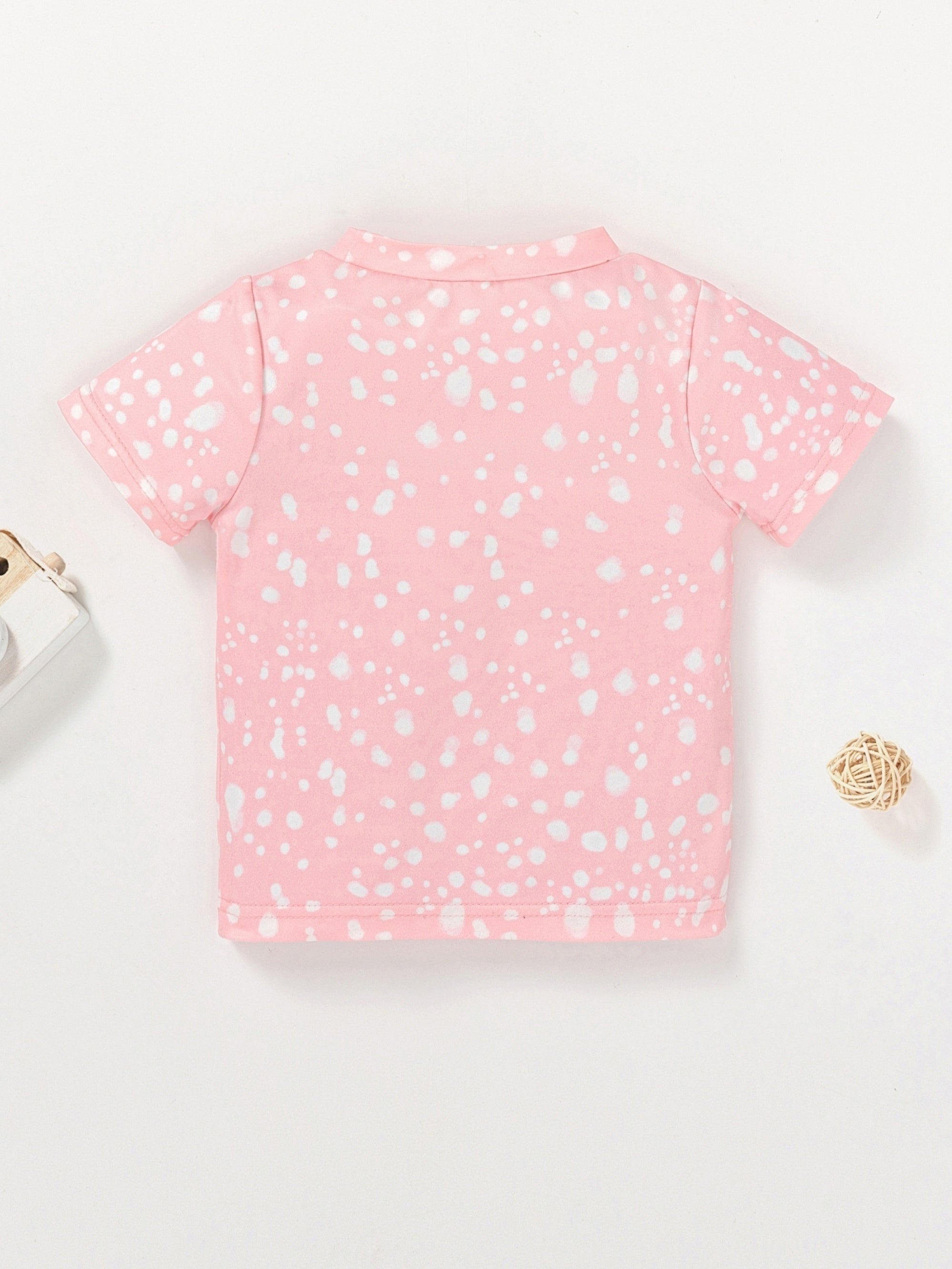 Baby Girls Sunshine Polka Dot Sunflowers Cotton T shirt Tees Tops