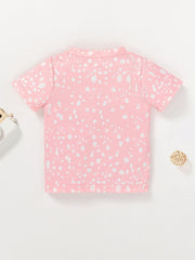 Baby Girls Sunshine Polka Dot Sunflowers Cotton T shirt Tees Tops