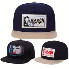 Unisex Sunshade Adjustable Baseball Cap with Patch