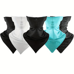 Summer Cycling Sunscreen Ice Mask Bandana Triangle Neck Gaiter Balaclava