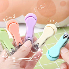 Portable Nail Clipper Manicure Tool Splash-proof Nail Scissor