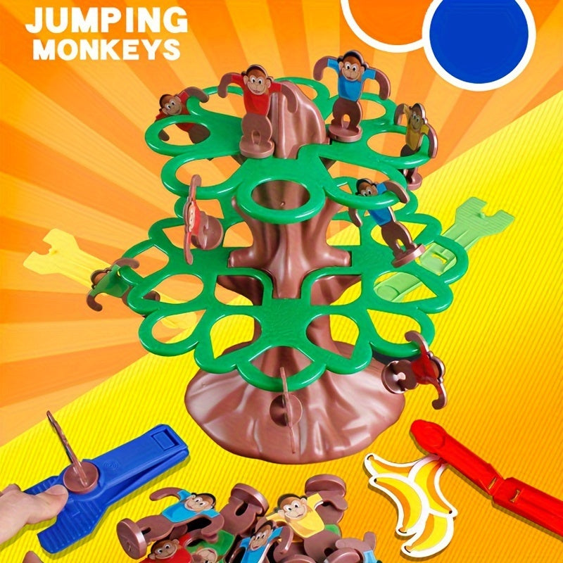 Tabletop Bouncing Monkeys Climbing Trees Toy