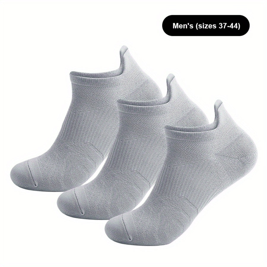 3 Pairs Sweat Absorbing Breathable Non Slip Socks For Outdoor Activities