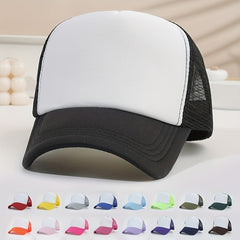 Breathable Mesh Trucker Hat Adjustable Baseball Cap Lightweight Sunshade Dad Hat