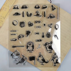 Bird Clear Stamps Scrapbooking DIY Greeting Card