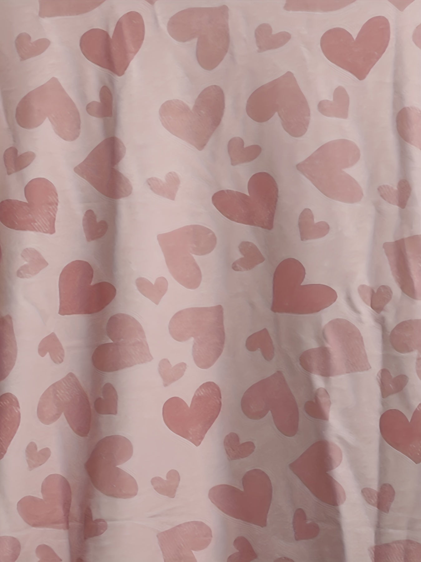 Heart Print Raglan Sleeve Sweatshirt for Fall & Winter