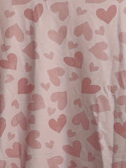 Heart Print Raglan Sleeve Sweatshirt for Fall & Winter