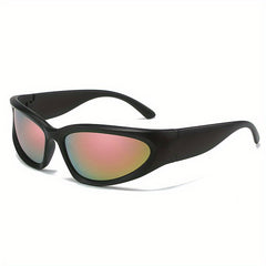 Y2K Wrap Around Sunglasses UV400 Outdoor Cycling Eyewear