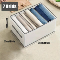 Wardrobe Clothes Organizer 9 Grids Drawer Organizers Foldable Closet Storage