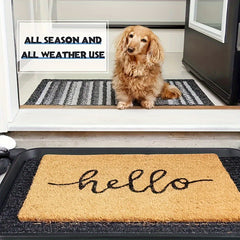 Shoe Tray With Mat For Entryway Pet Food Bowl Storage Tray