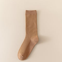 2 Pairs Cotton Crew Socks Comfortable & Breathable Women's Stockings
