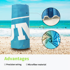 Quick Drying Microfiber Beach Towel Lightweight Portable Towel for Sports Travel