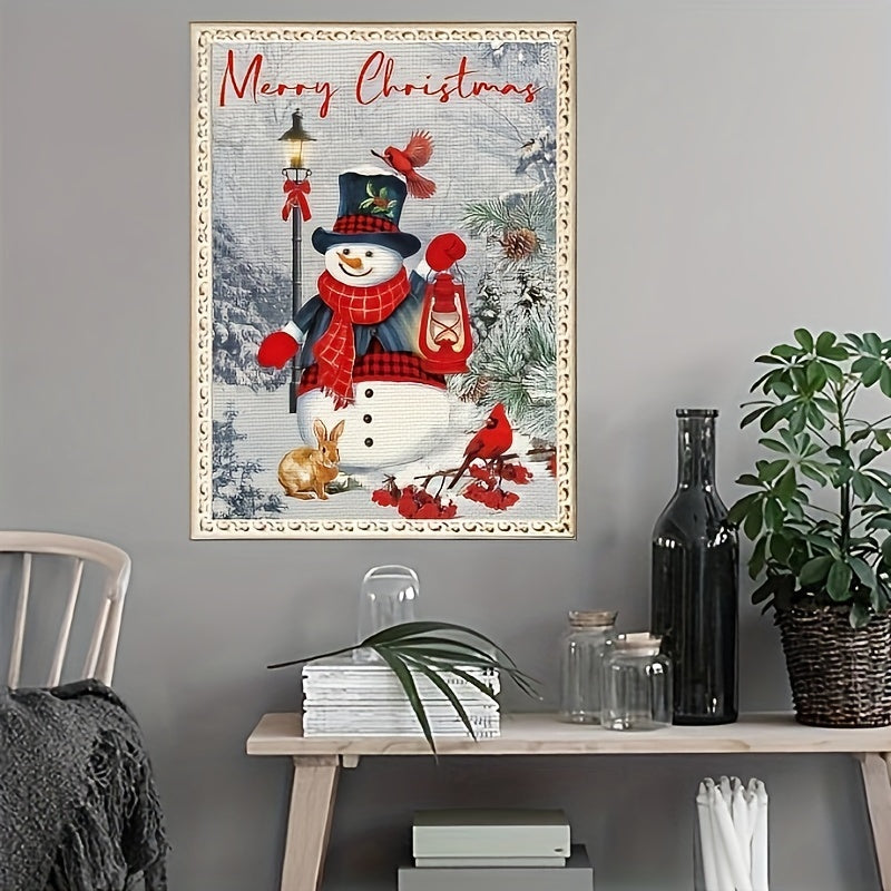 DIY Christmas Snowman Diamond Painting Kit