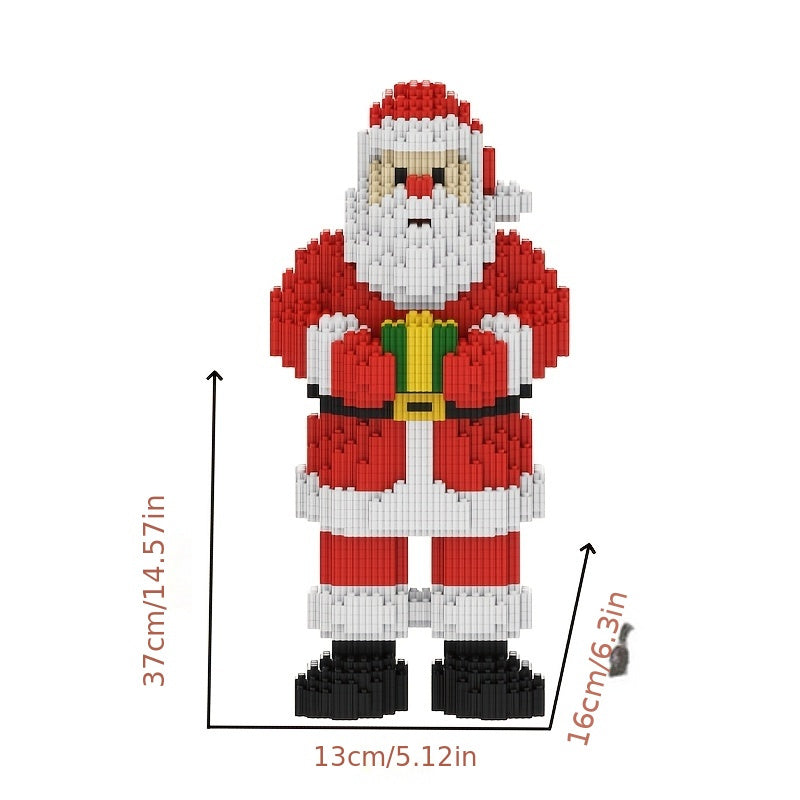 5500pcs Santa Claus Building Blocks Set DIY Craft Toy Adults Teens Easter Hallow