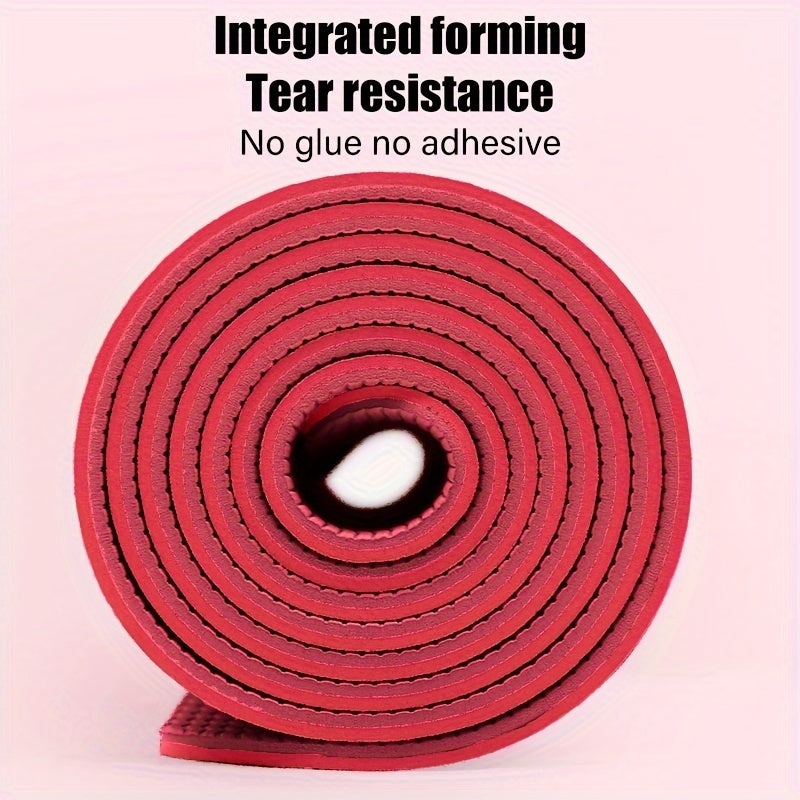 TPE Non-slip Yoga Mat Thicken Widen Mute Anti-shock Fitness Mat Home Workout