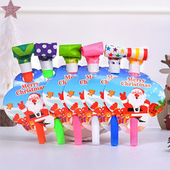 6pcs Christmas Whistles Party Props
