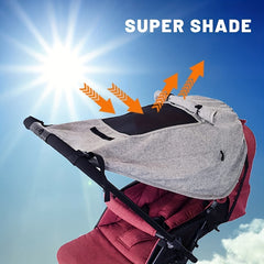 Waterproof Stroller Sunshade Cover Anti UV With Window