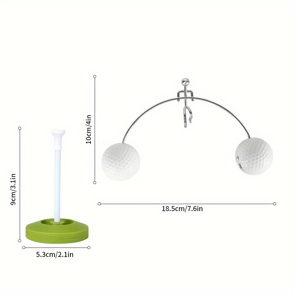 Golf Small Ball Balance Ornament Non-slip Base Desktop Golf Lover Gift