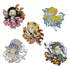 Boys Cartoon Anime Brooch Fun Pin for Hats & Clothing