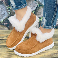 Women's Snow Boots Winter Warm Casual Thickened Comfortable Slip on Short Boots