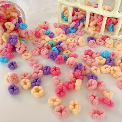100pcs Candy Elastic Hair Rope for Kids