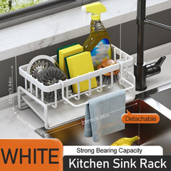 Kitchen Sink Rack Drain Baskets Countertop Storage