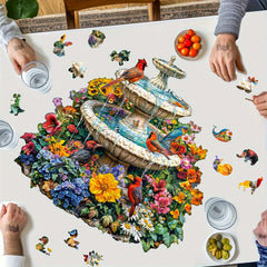 Wooden Parrot Puzzle in Decorative Box