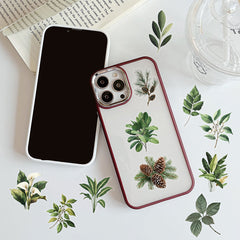 50pcs Botanical Plant & Flower Waterproof Stickers for Water Bottles Laptops