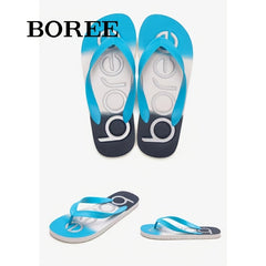 BOREE Men's Breathable Flip Flops Non slip Casual Indoor Home Slippers Shoes